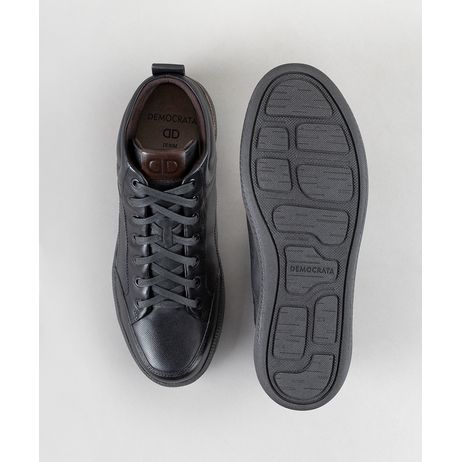 Bota Denim Snap Preto/Marrom