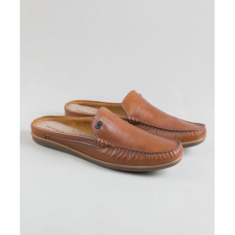 Mule Denim Tag Tan