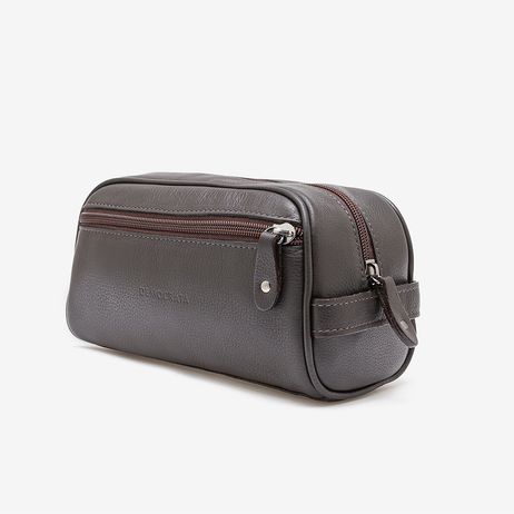 Necessaire Em Couro Café