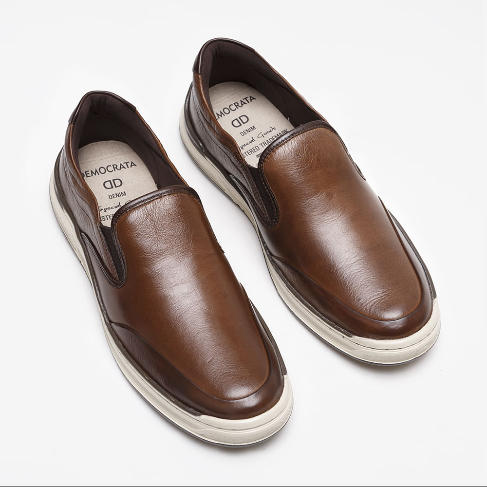 Sapatênis Denim Loop Conhaque