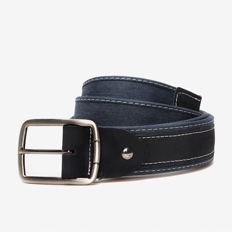 Cinto Largo Denim Azul