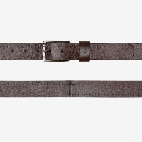 Cinto Largo Denim Mogno