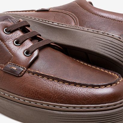 Sapato Denim Clash Marrom