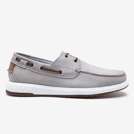 Mocassim Easy Flop Pulse Cinza