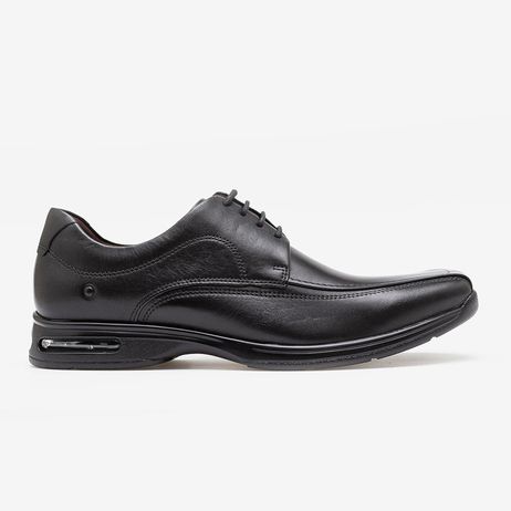 Sapato Smart Comfort Air Spot Preto Cadarço