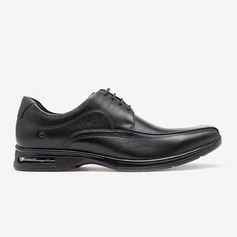 Sapato Smart Comfort Air Spot Preto Cadarço