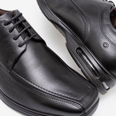 Sapato Smart Comfort Air Spot Preto Cadarço