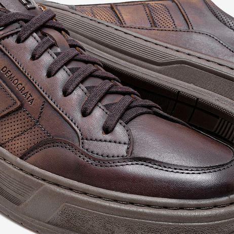 Tênis Denim Wide Marrom