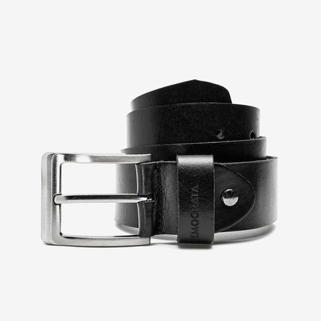 Cinto Couro Democrata Preto