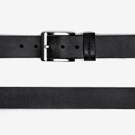 Cinto Couro Democrata Preto