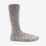 Meia-Masculina-Cano-Longo-Algodao-Poliamida-Cinza-Poa-39-44