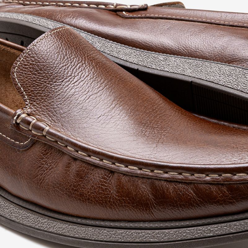 Mocassim-Masculino-Couro-Nash-Marrom-Marrom-37
