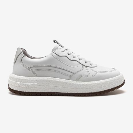 Tênis Feminino Drake Pulse Branco Prata