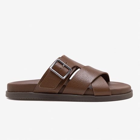 Sandália Masculina Dock Couro Marrom