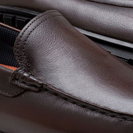 Mocassim Masculino Tom Marrom Couro