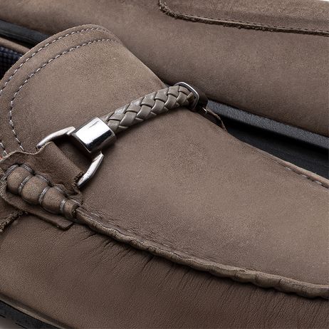Mocassim Masculino Tom Couro Bege