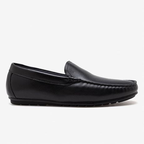 Mocassim Masculino Couro Tom Preto
