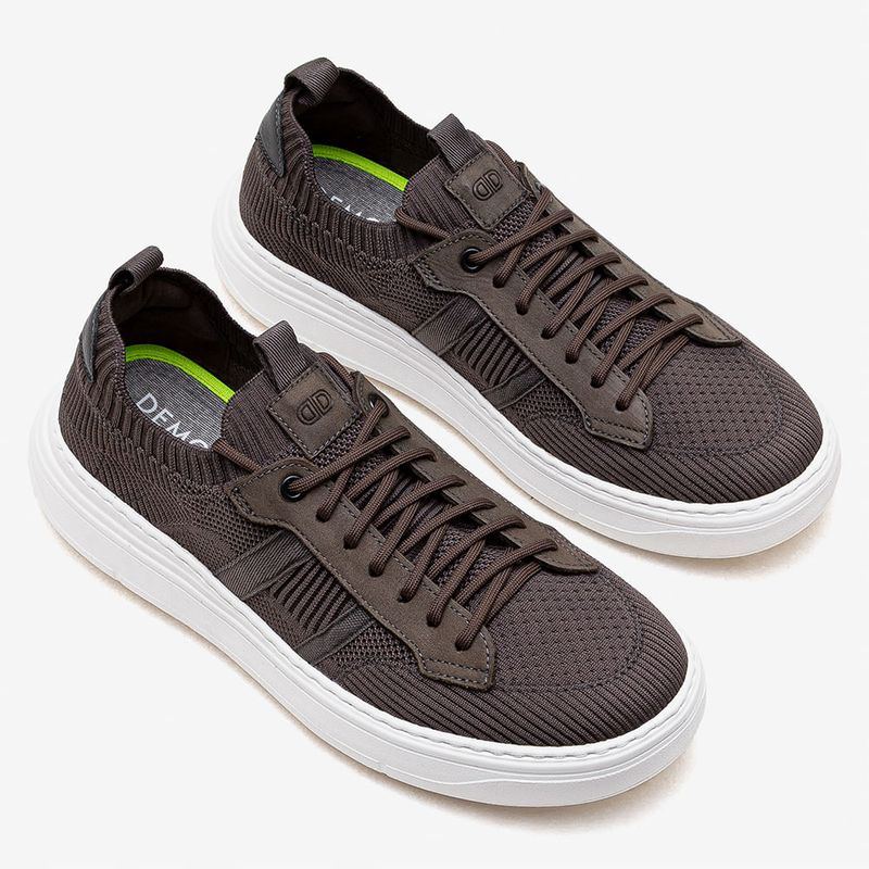 Tenis-Masculino-Joe-Ultra-Light-Knit-Marrom-Marrom-37