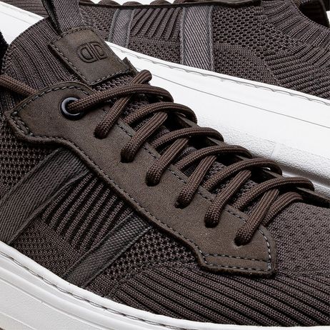 Tênis Masculino Joe Ultra Light Knit Marrom
