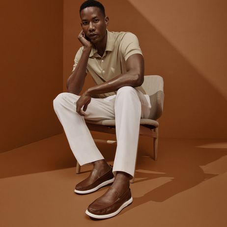 Mocassim Masculino Pulse Flop Marrom