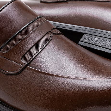 Sapato Masculino Duke Couro Hi-Soft 32 Marrom