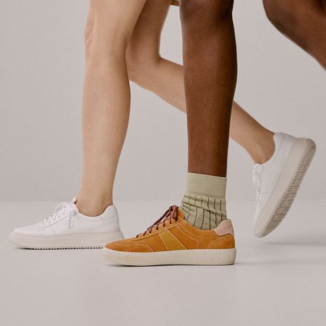 Tênis Feminino Bora Marrom/Amarelo