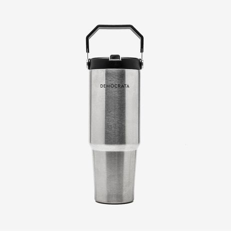 Copo Termico com Tampa de Aço Inox