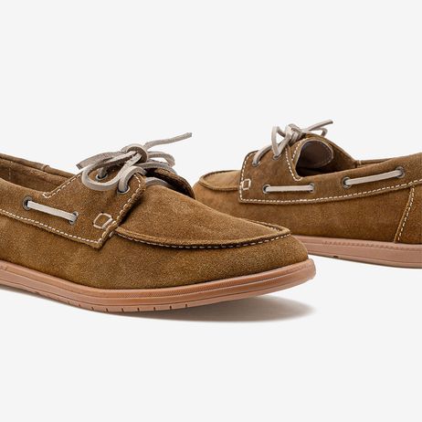 Mocassim Feminino Olivia Couro Bege