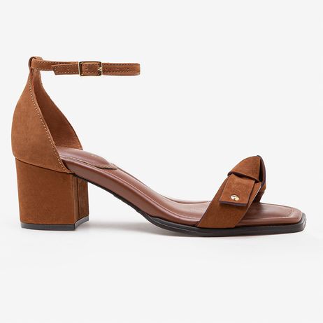 Sandália Feminina Sophia Couro Marrom