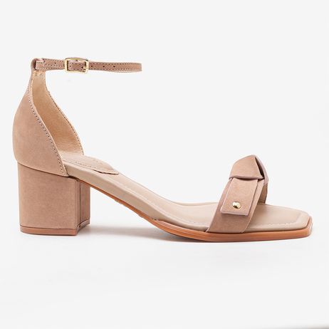 Sandália Feminina Sophia Couro Bege