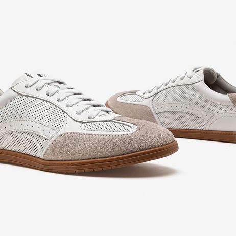 Tênis Feminino Olivia Couro Off White