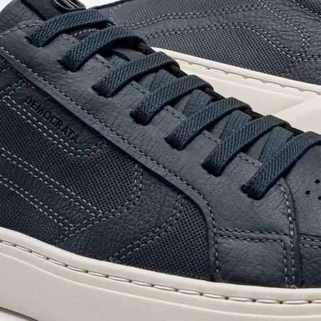 Tênis Masculino Bill Couro Azul