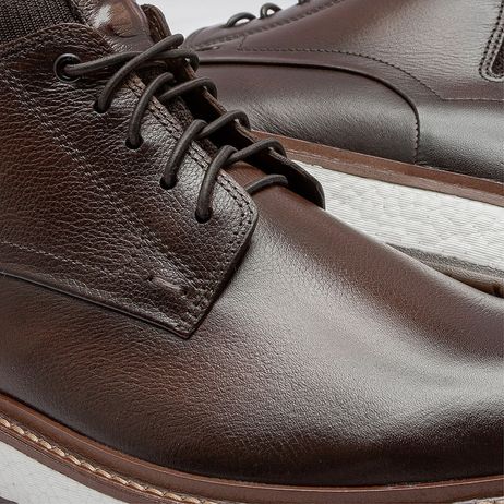 Bota Masculina Clark Pulse Couro Marrom