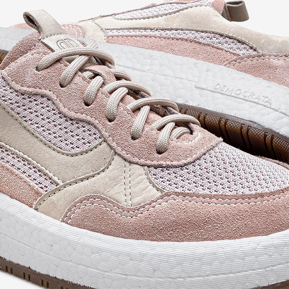 Tênis Feminino Rosa Linha Drake Pulse - Democrata